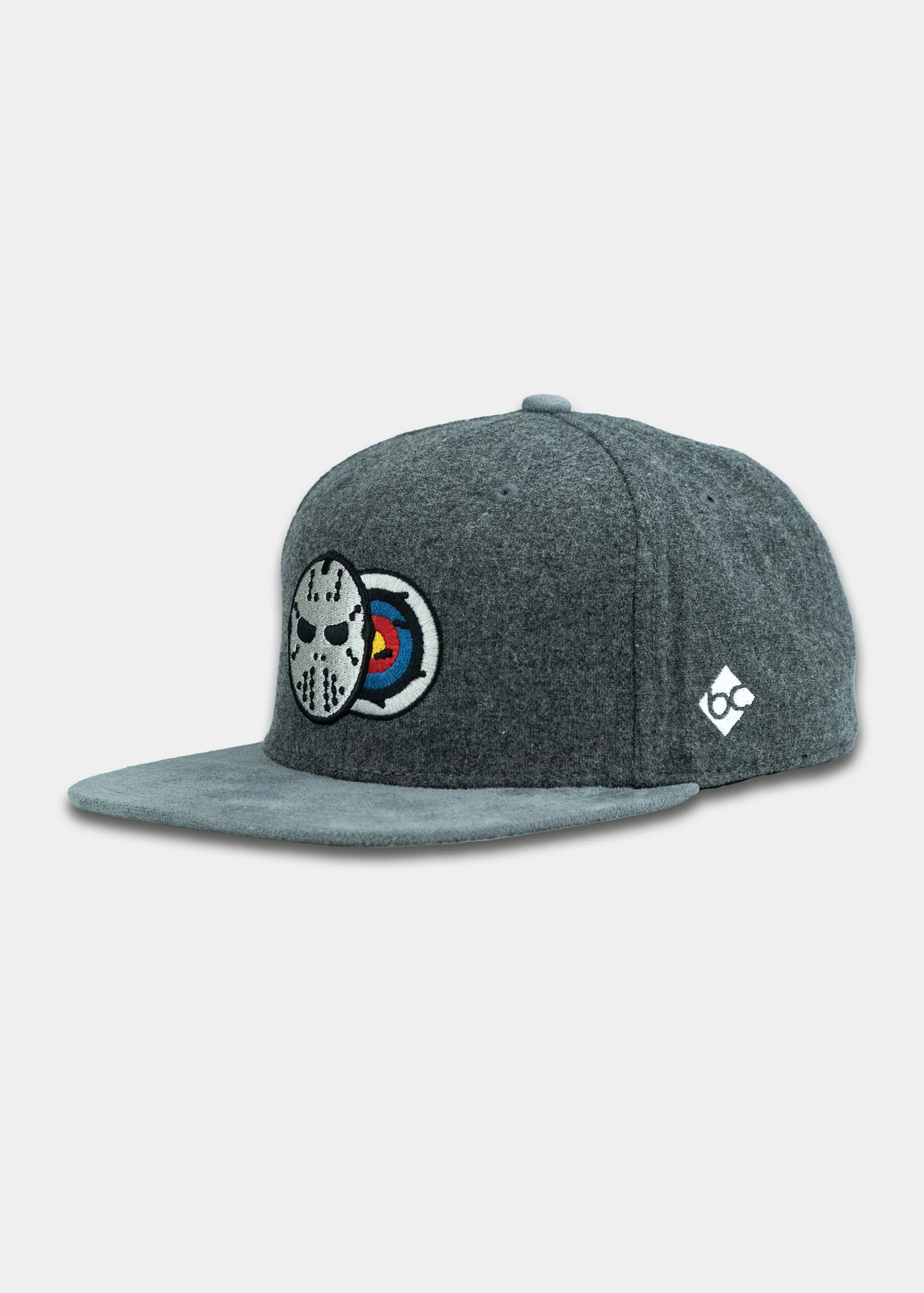 Cap "Eisblog" - dunkelgrau (Snapback)