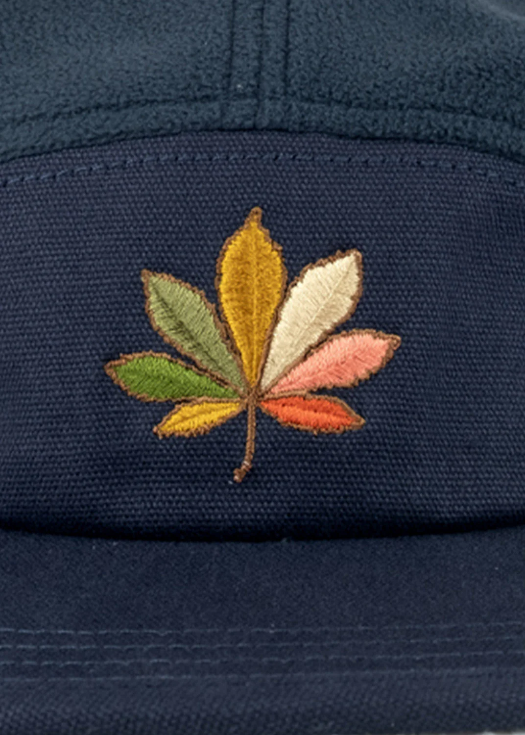 Cap "Kastanienlaub" - blaugrün (5-Panel) - Image 2