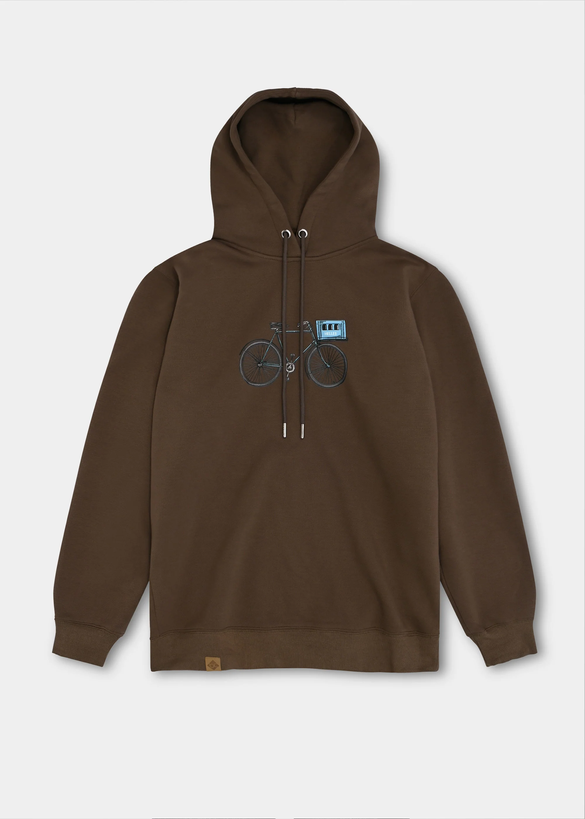 Hoodie "Expresslieferdienst" - dunkelbraun