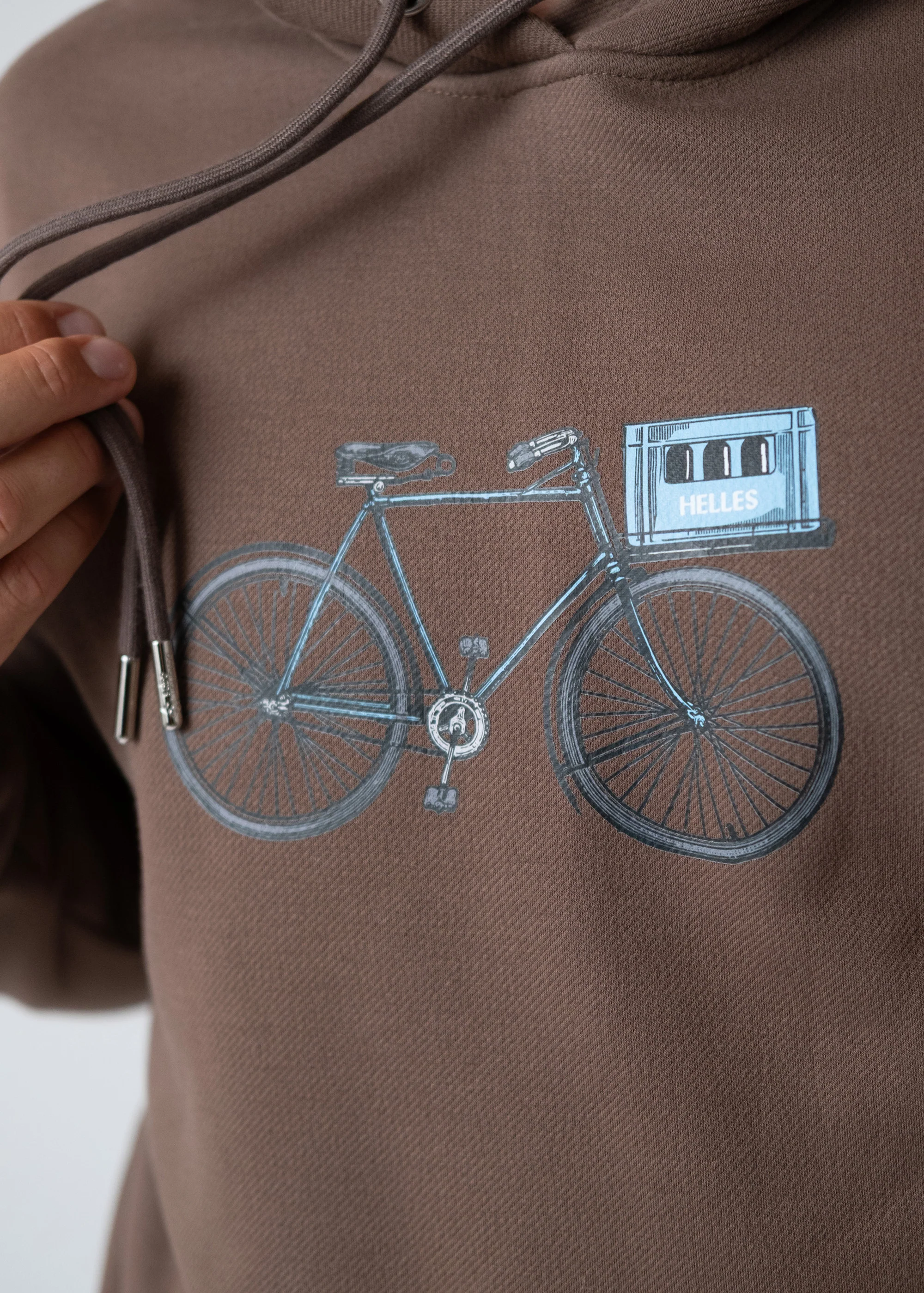 Hoodie "Expresslieferdienst" - dunkelbraun - Image 3