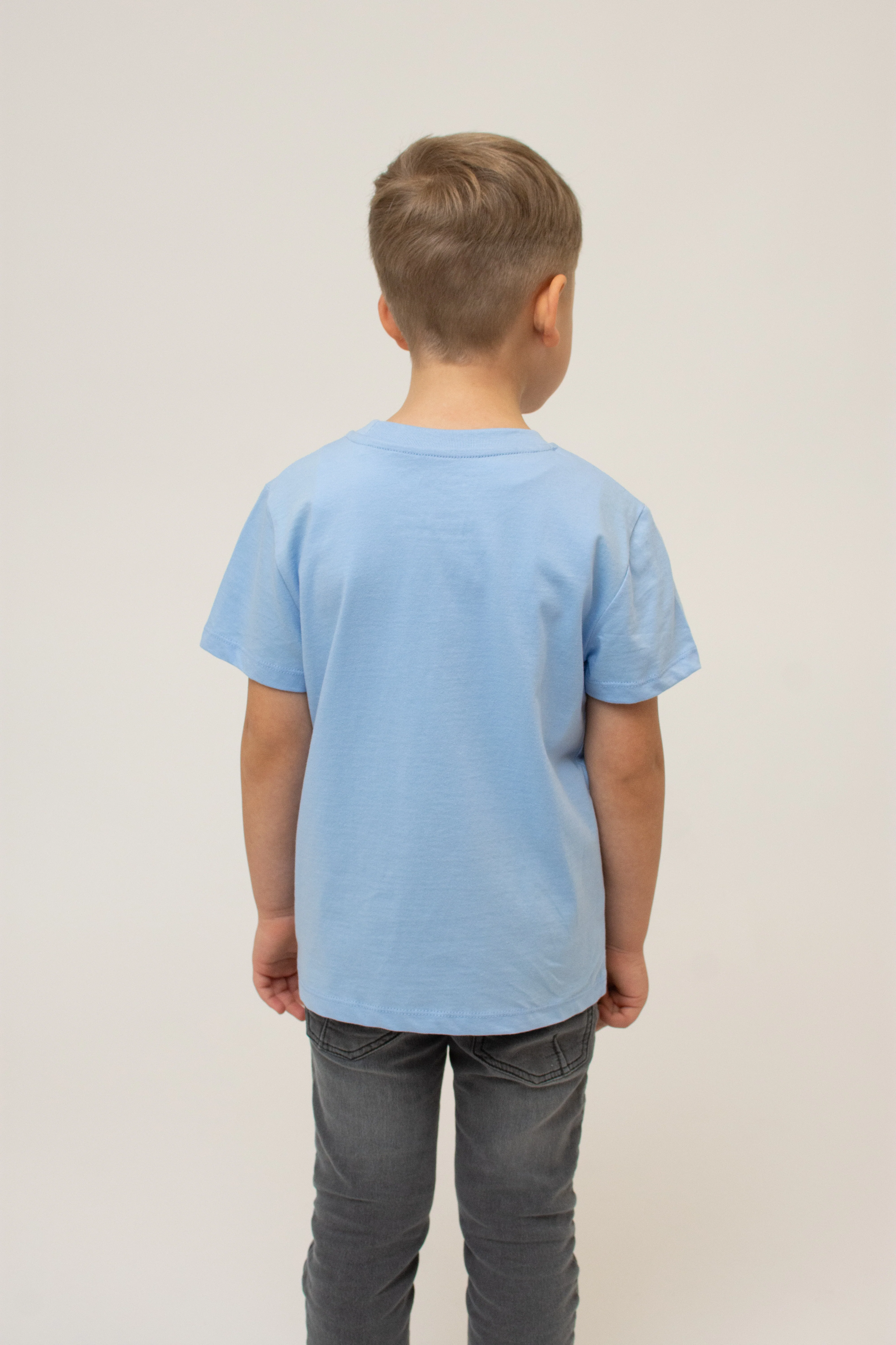 T-Shirt "Lucky Luke: Fässer" - hellblau (Kinder) - Image 4