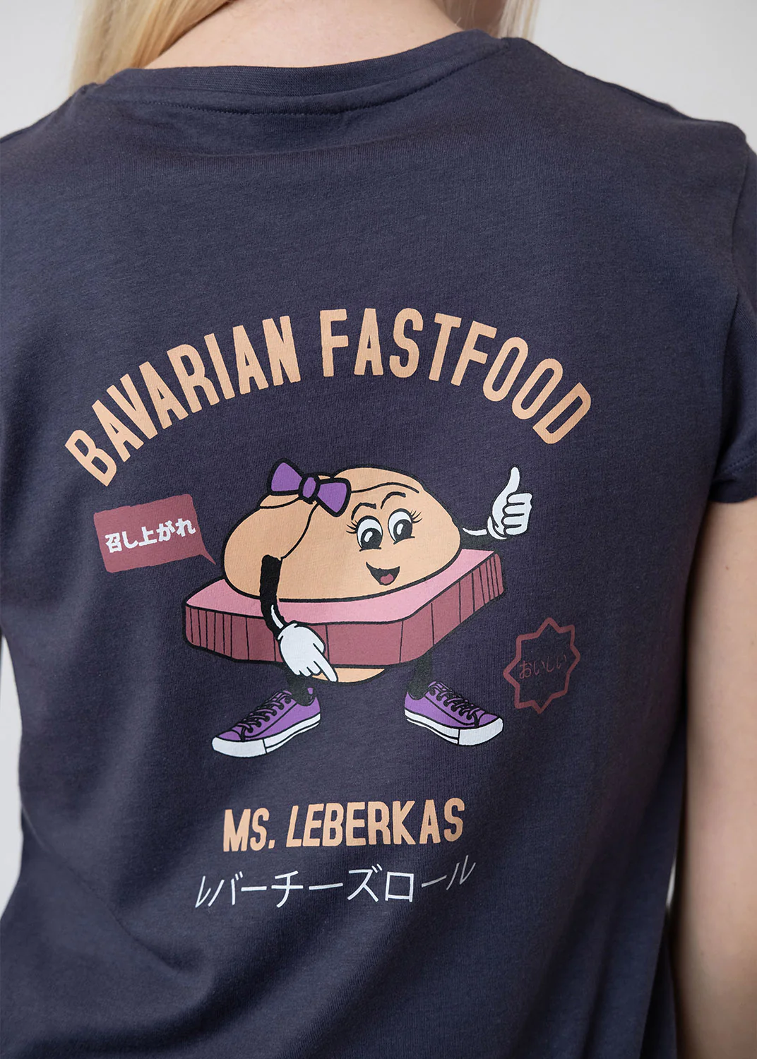 T-Shirt "Ms. Leberkas" - anthrazit - Image 4