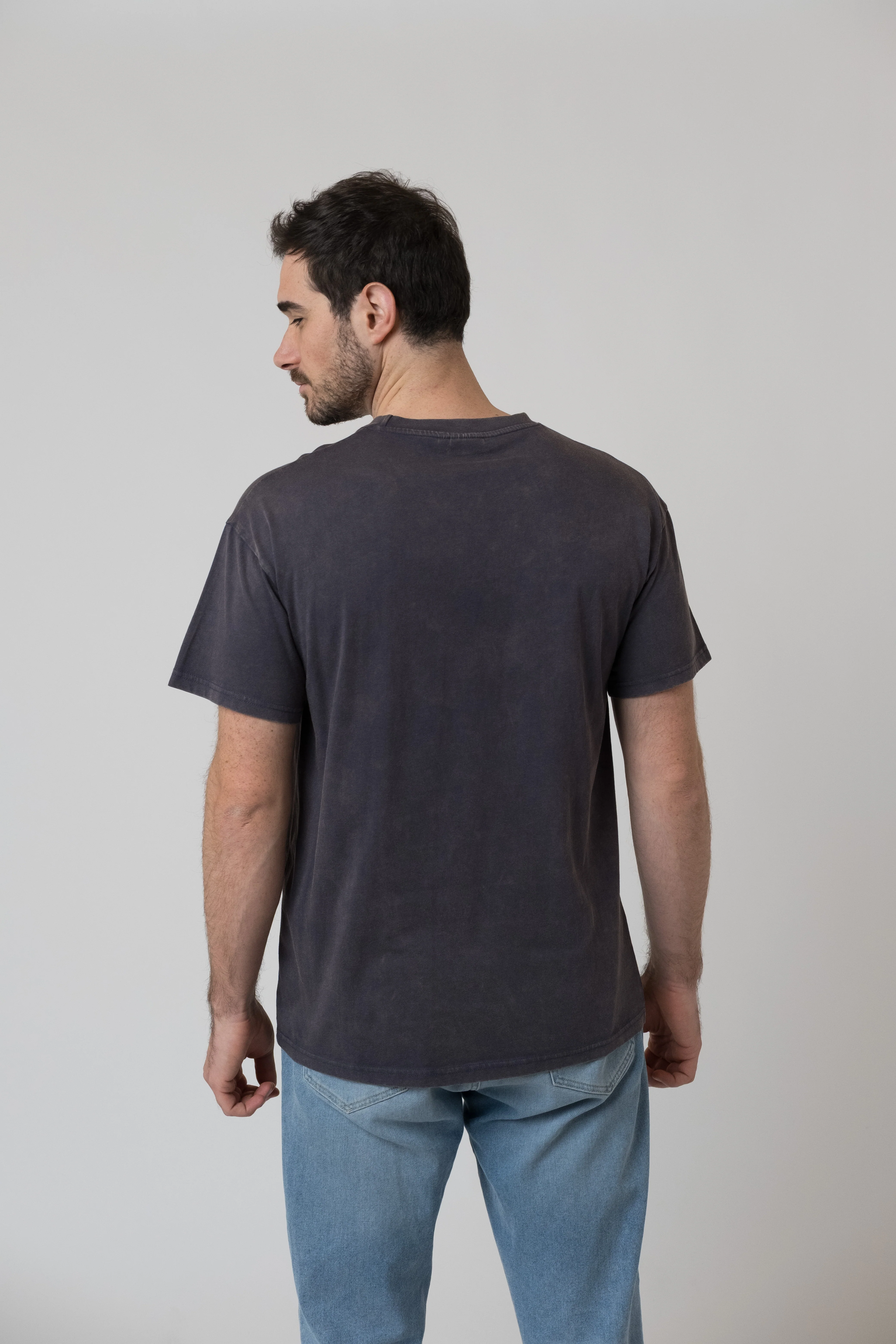 T-Shirt "Oro Liquido" - dunkelgrau - Image 4