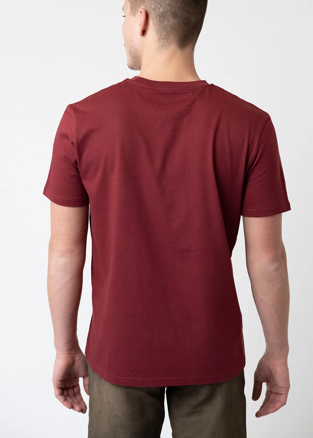 T-Shirt "Papa Schlumpf" - burgund - Image 4
