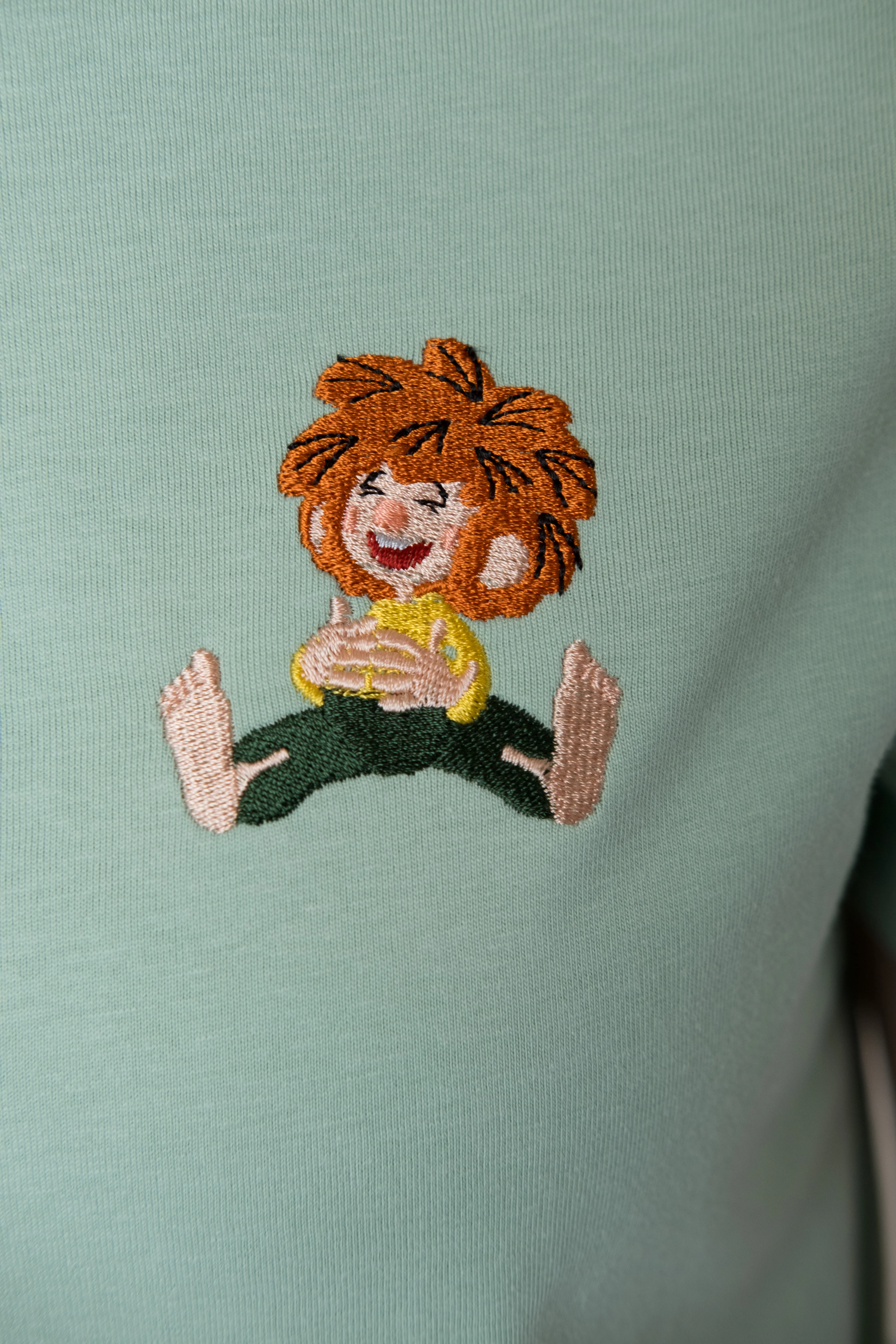 T-Shirt "Pumuckl Lacht" - minze, Damen - Image 3