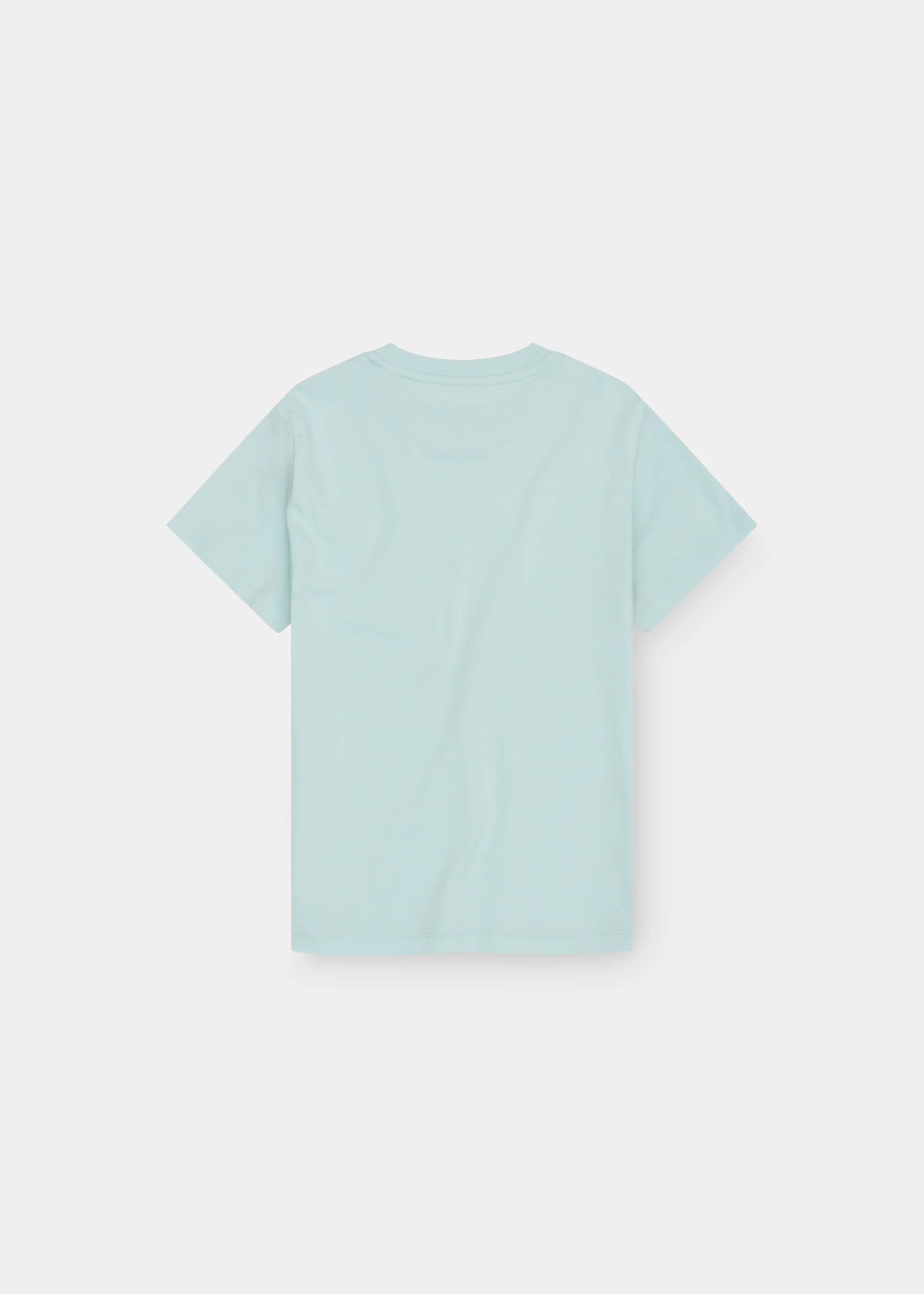 T-Shirt "Schlumpfines Schwammerlsofa" - hell-türkis (Kinder) - Image 5