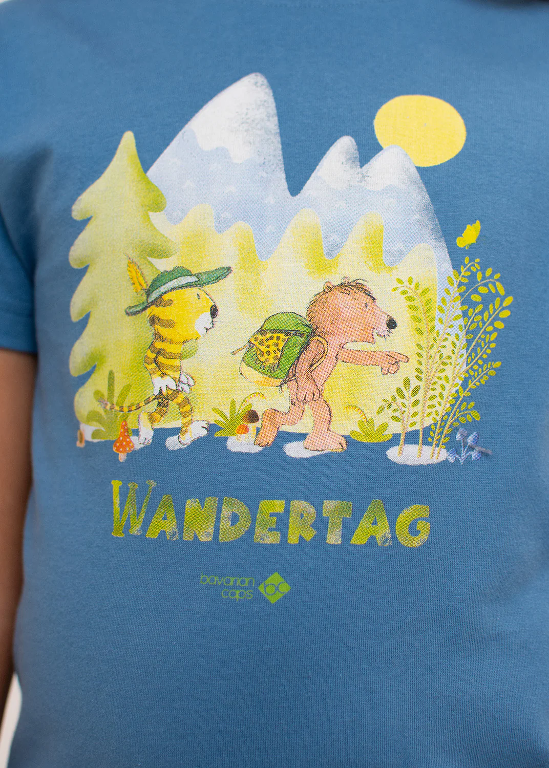 T-Shirt "Wandertag" - dunkelblau (Kinder) - Image 3