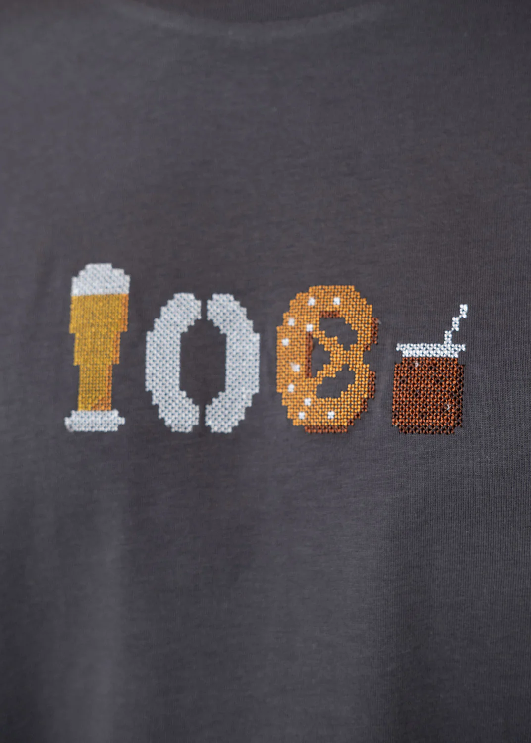 T-Shirt "Weißwurschtfrühstück" - anthrazit - Image 2